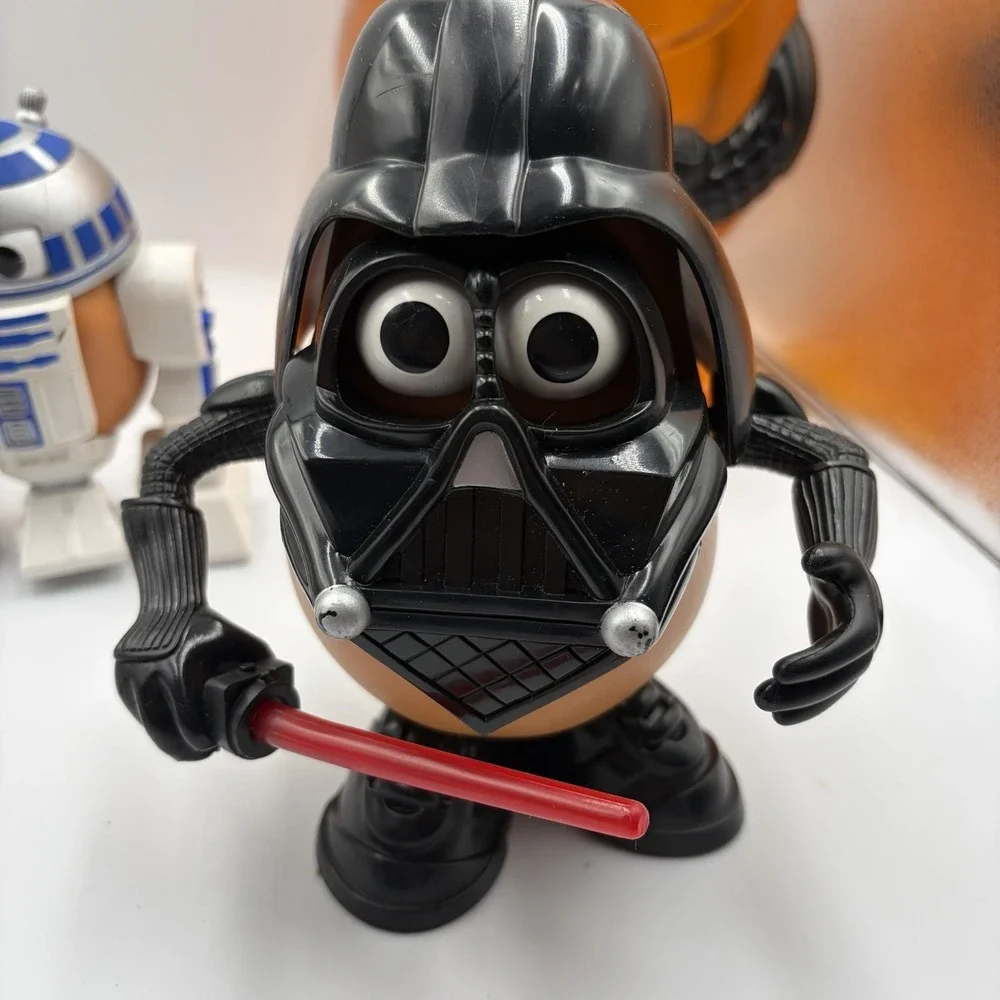 Vintage‎ Mr. Potato Head Star Wars Darth Tater 3 Character Set R2D2 Stormtrooper